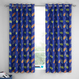 Catherine Lansfield Bright Football Kids Reversible Eyelet Curtains Polycotton - Bright Football Curtains