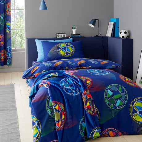 Catherine Lansfield Bright Football Duvet Cover Set