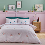 Catherine Lansfield Vintage Christmas Santa Duvet Cover Set - Vintage Christmas Santa Duvet Set