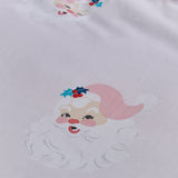 Catherine Lansfield Vintage Christmas Santa Duvet Cover Set - Vintage Christmas Santa Duvet Set