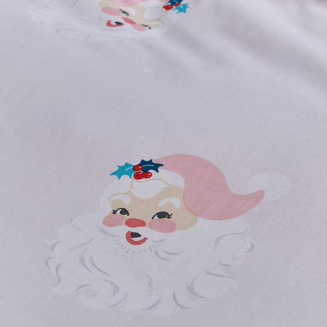 Catherine Lansfield Vintage Christmas Santa Duvet Cover Set - Vintage Christmas Santa Duvet Set