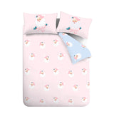 Catherine Lansfield Vintage Christmas Santa Duvet Cover Set - Vintage Christmas Santa Duvet Set