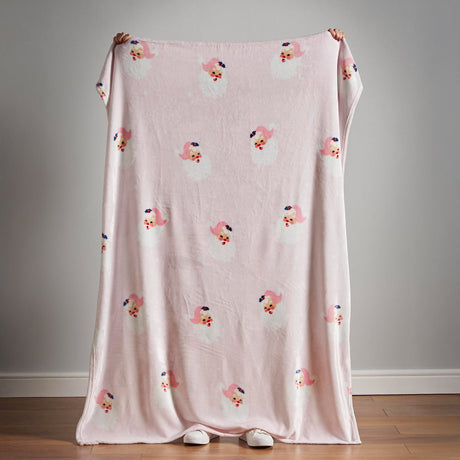 Catherine Lansfield Vintage Christmas Santa Throw - Vintage Christmas Santa Throw