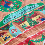 Catherine Lansfield Christmas Santa's Workshop Duvet Cover Set - Santas Christmas Workshop Duvet Set