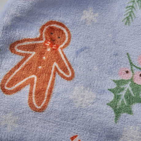 Catherine Lansfield Christmas Gingerbread Throw - Christmas Gingerbread Throw