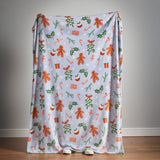 Catherine Lansfield Christmas Gingerbread Throw - Christmas Gingerbread Throw