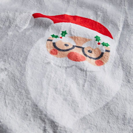 Catherine Lansfield Christmas Santa Spec-Tacular Throw - Christmas Spec-Tacular Throw