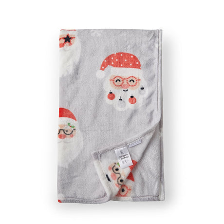 Catherine Lansfield Christmas Santa Spec-Tacular Throw - Christmas Spec-Tacular Throw