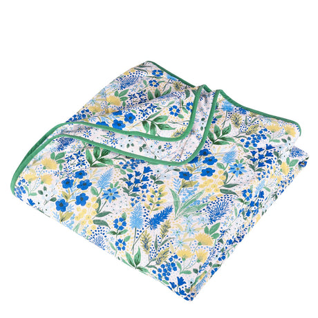Catherine Lansfield Tilly Floral Bedspread - Tilly Floral Bedspread Blue