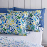 Catherine Lansfield Tilly Floral Duvet Cover Set - Blue - Tilly Floral Duvet Set Blue