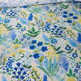 Catherine Lansfield Tilly Floral Duvet Cover Set - Blue - Tilly Floral Duvet Set Blue