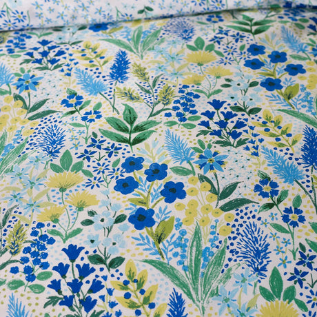 Catherine Lansfield Tilly Floral Duvet Cover Set - Blue - Tilly Floral Duvet Set Blue