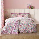 Catherine Lansfield Tilly Floral Duvet Cover Set - Pink