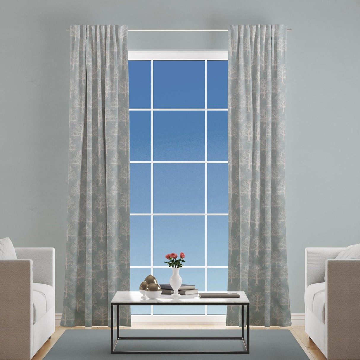 Great Oak Duckegg Made To Measure Curtains by Style Furnishings