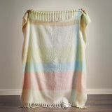 Catherine Lansfield Faux Mohair Check Blue 130x170cm Throw 14