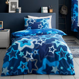 Catherine Lansfield Ombre Stars Kids Duvet Cover and Fitted Sheet Set
