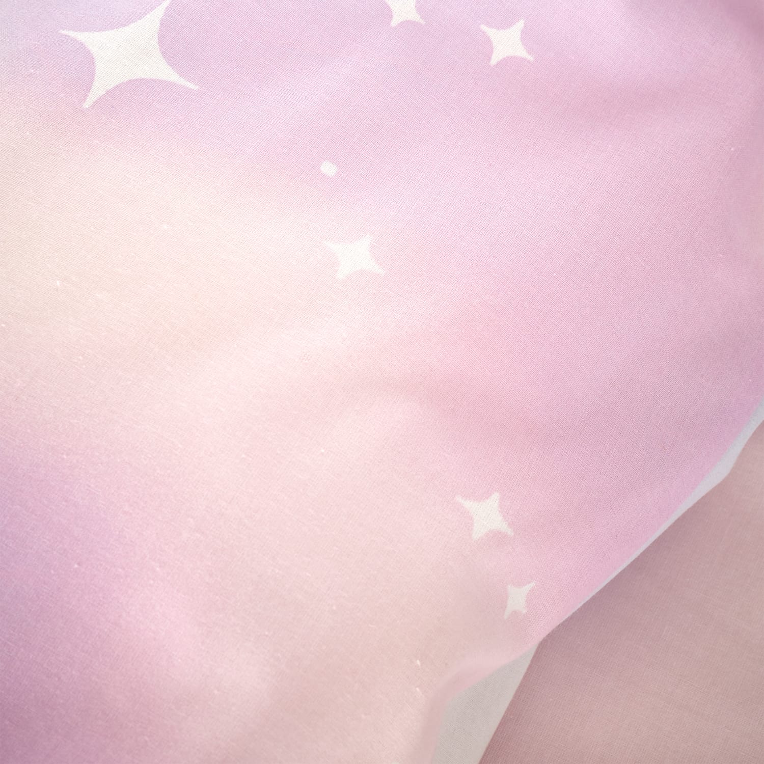 Catherine Lansfield Ombre Stars Kids Duvet Cover and Fitted Sheet Set - Ombre Stars Duvet Set White