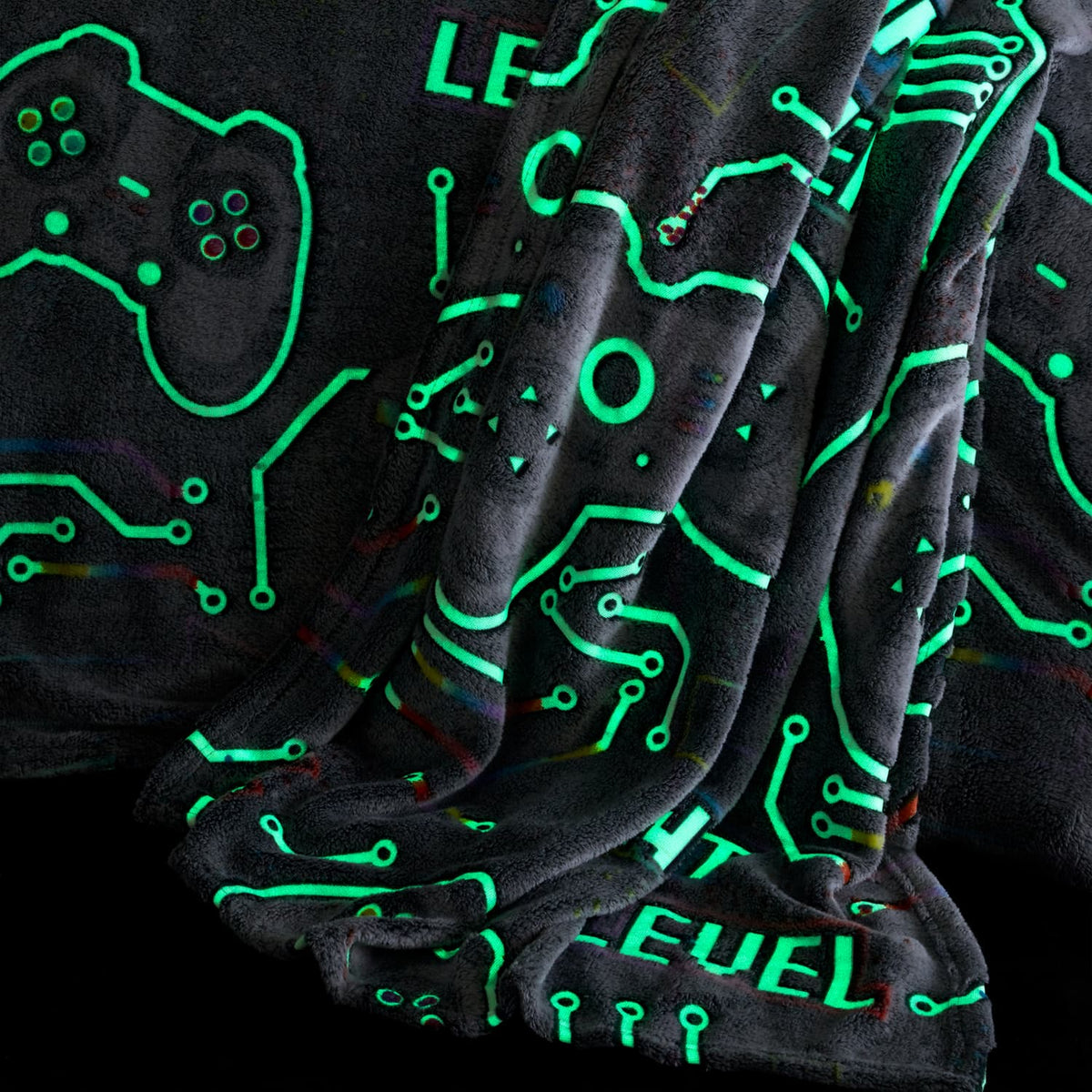 Catherine Lansfield Game Over Fleece Throw - Game Over Fleece Throw