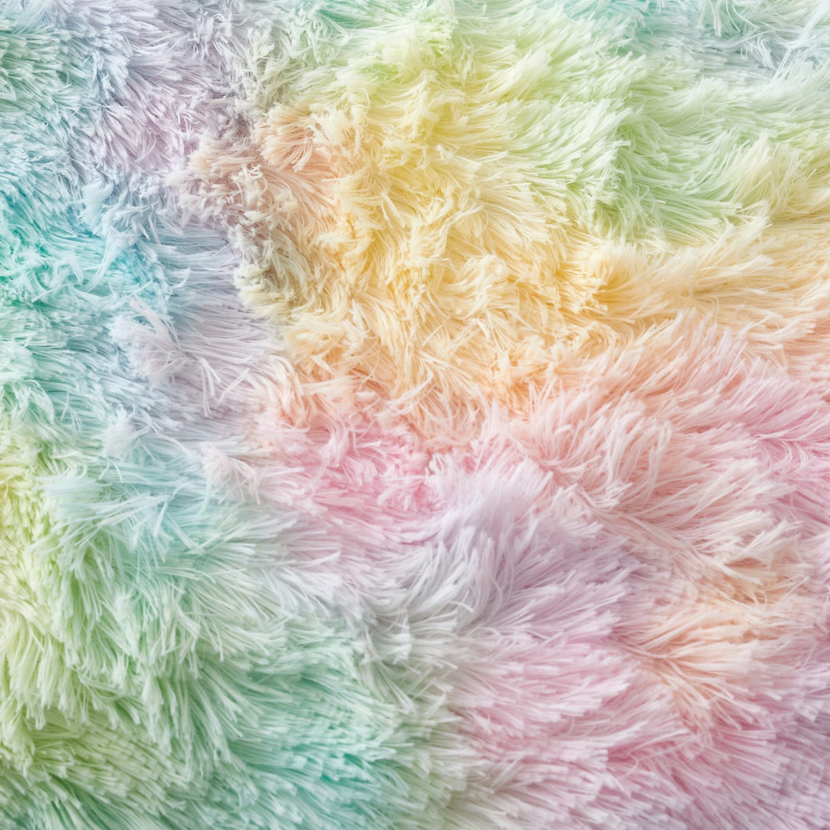 Catherine Lansfield Rainbow Cuddly Throw Cosy Kids Blanket - Rainbow Cuddly Throw