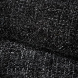 Catherine Lansfield Wilson Plain Cosy Throw 130cm x 170cm - Wilson Chenille Throw Black