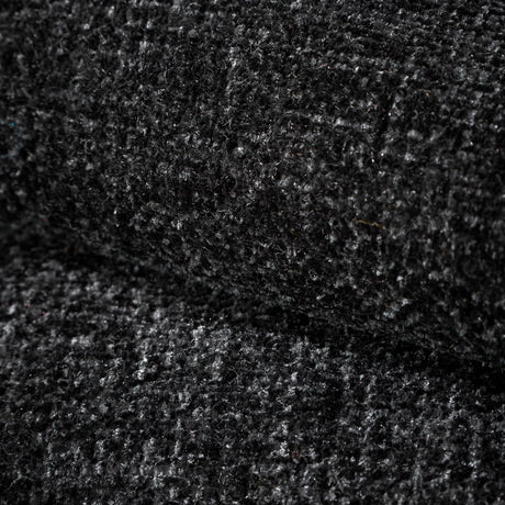 Catherine Lansfield Wilson Plain Cosy Throw 130cm x 170cm - Wilson Chenille Throw Black