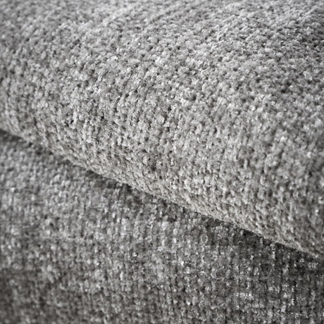 Catherine Lansfield Wilson Plain Cosy Throw 130cm x 170cm - Wilson Chenille Throw Grey