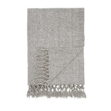 Catherine Lansfield Wilson Plain Cosy Throw 130cm x 170cm - Wilson Chenille Throw Grey
