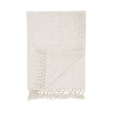 Catherine Lansfield Wilson Plain Cosy Throw 130cm x 170cm - Wilson Chenille Throw Natural