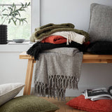 Catherine Lansfield Wilson Plain Cosy Throw 130cm x 170cm - Wilson Chenille Throw Terracotta