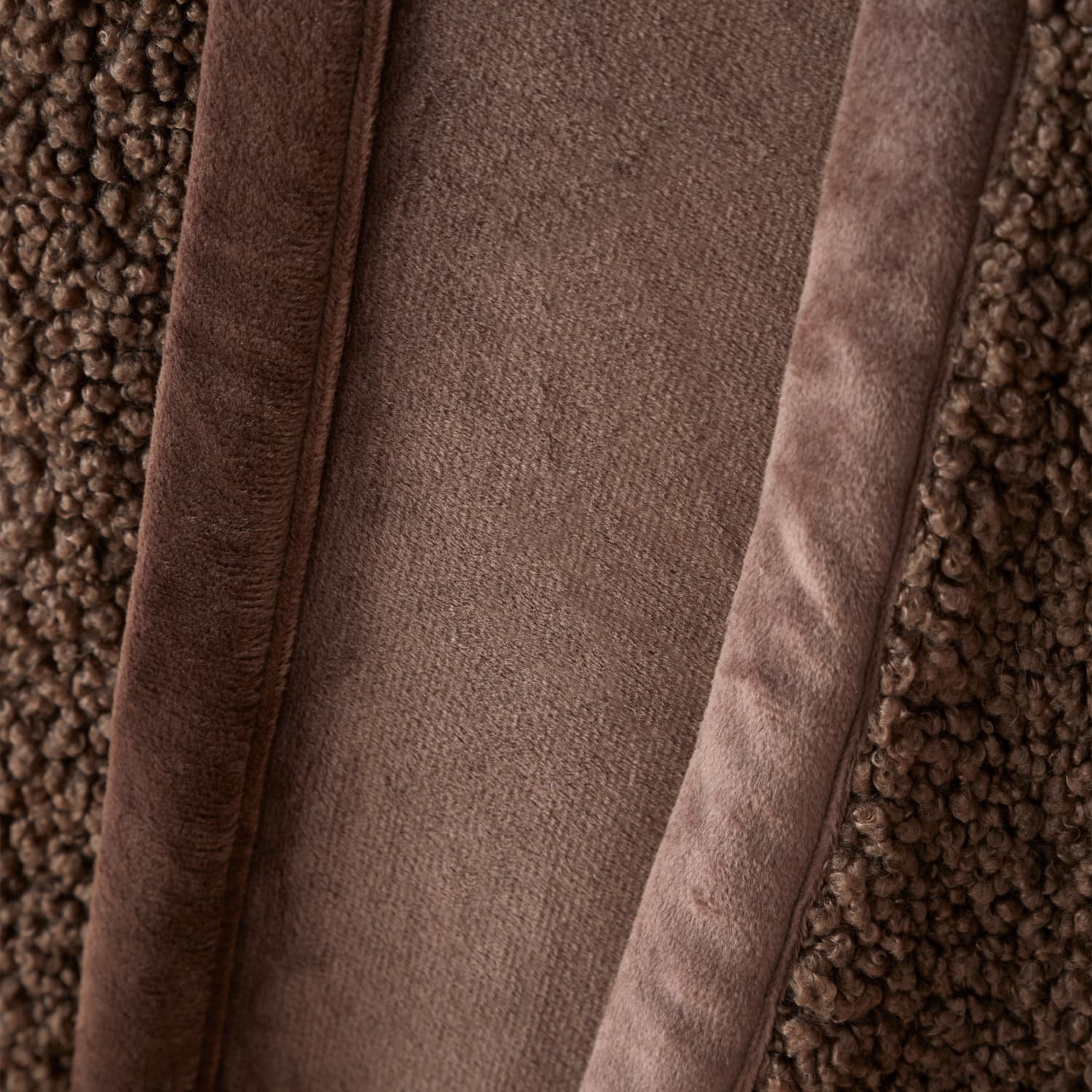 Catherine Lansfield So Soft Velvet Boucle Reversible Throw – Caramel – 130cm x 170cm - So Soft Velvet Boucle Chocolate Throw