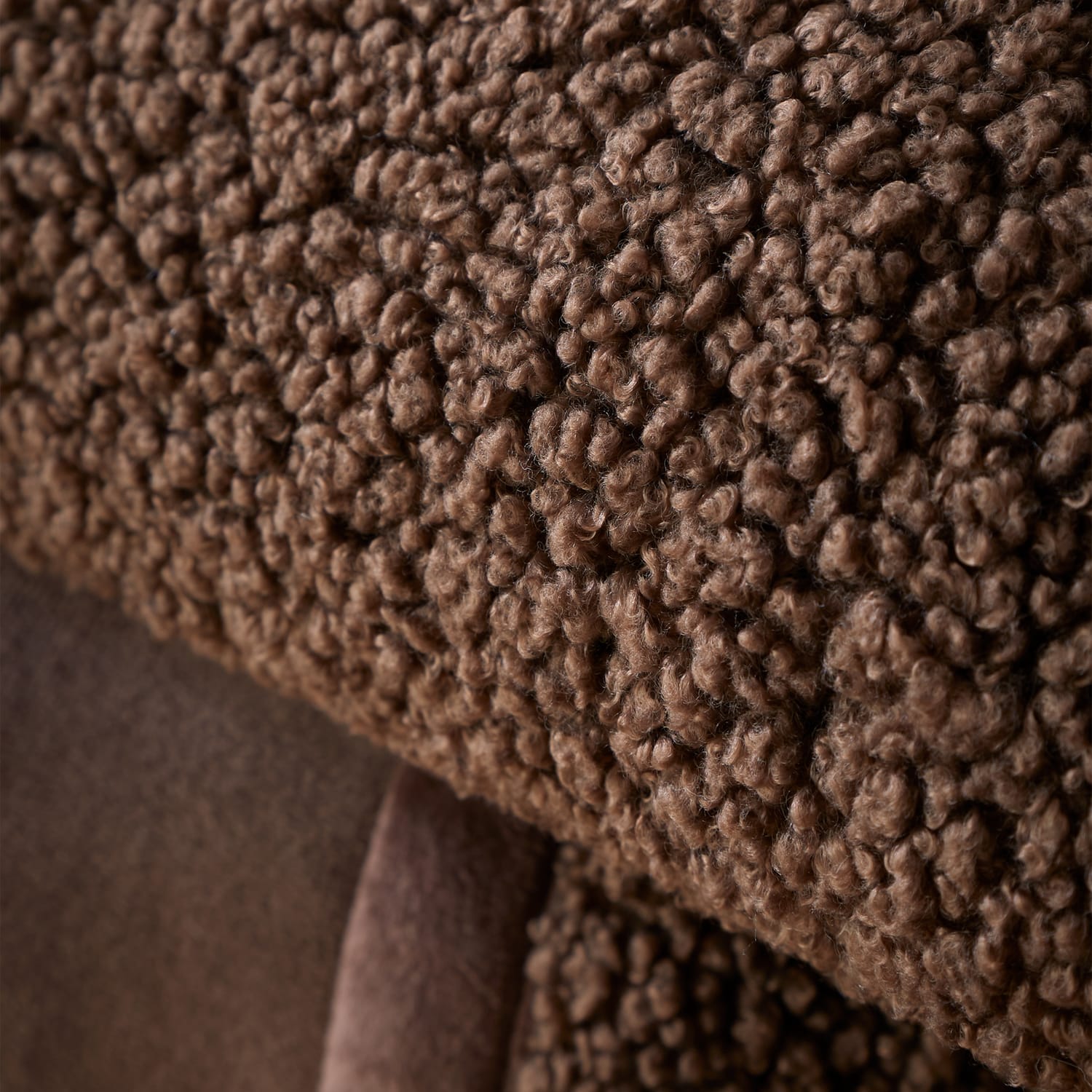 Catherine Lansfield So Soft Velvet Boucle Reversible Throw – Caramel – 130cm x 170cm - So Soft Velvet Boucle Chocolate Throw