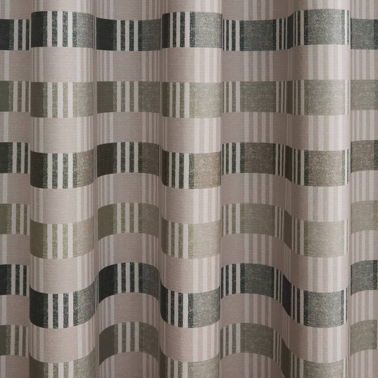 Catherine Lansfield Wilson Check Blackout Eyelet Curtains - Green Thermal - Wilson Check Curtains Green