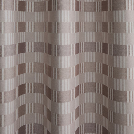 Catherine Lansfield Wilson Check Blackout Eyelet Curtains - Natural Thermal - Wilson Check Curtains Natural