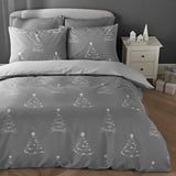 Catherine Lansfield A Lot Like Christmas Festive Duvet Cover Set - A Lot Like Christmas Duvet Set