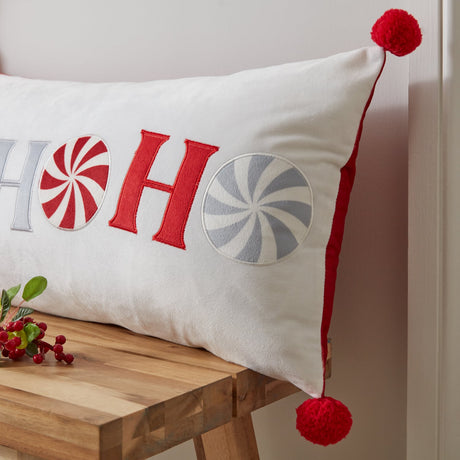 Catherine Lansfield Ho Ho Ho Christmas Filled Cushion - Ho Ho Ho Cushion