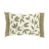 Catherine Lansfield Tufted Sorrel Leaf Filled Cushion 30cm x 40cm - Sorrel Leaf Green Cushion