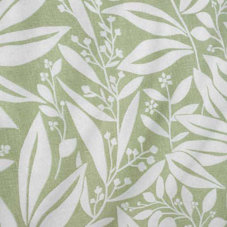 Catherine Lansfield Sorrel Leaf Duvet Cover Set - Sorrel Leaf Green Duvet Set