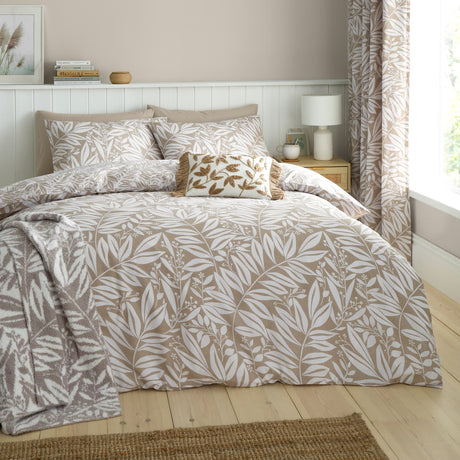 Catherine Lansfield Sorrel Leaf Duvet Cover Set