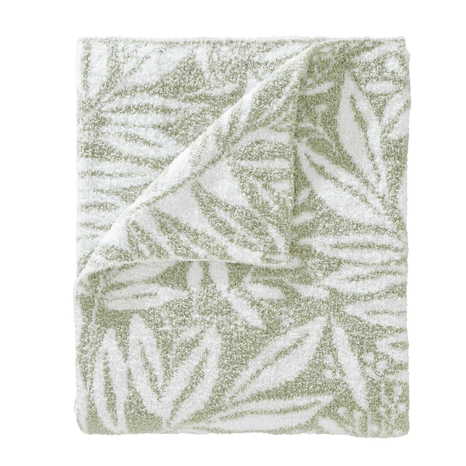 Catherine Lansfield Sorrel So Soft Throw 130cm x 170cm - So Soft Sorrel Throw Green