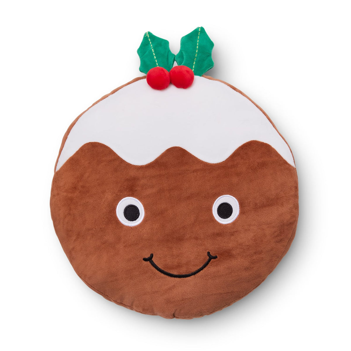 Catherine Lansfield Christmas Pudding 3D Filled Cushion - Christmas Pudding Cushion