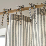 Pineapple Elephant Zanzibar Woven Stripe Voile Eyelet Curtain Panel 5