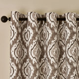 Suri Geo Lined Eyelet Curtains by Catherine Lansfield