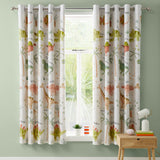 Catherine Lansfield Sleepy Dino Kids Eyelet Curtains Polycotton - Sleepy Dino Curtains