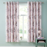 Catherine Lansfield Bunny Tails Ditsy Flower Kids Eyelet Curtains Polycotton