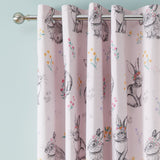 Catherine Lansfield Bunny Tails Ditsy Flower Kids Eyelet Curtains Polycotton - Bunny Tails Curtains