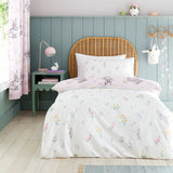 Catherine Lansfield Bunny Tails Ditsy Flowers Duvet Cover Set - Bunny Tails Duvet Set