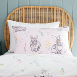 Catherine Lansfield Bunny Tails Ditsy Flowers Duvet Cover Set - Bunny Tails Duvet Set