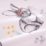 Catherine Lansfield Bunny Tails Ditsy Flowers Duvet Cover Set - Bunny Tails Duvet Set