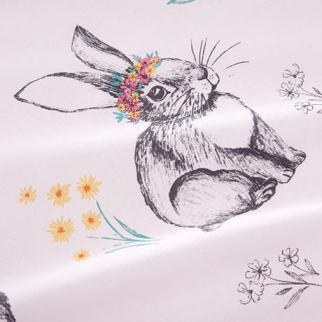 Catherine Lansfield Bunny Tails Ditsy Flowers Duvet Cover Set - Bunny Tails Duvet Set