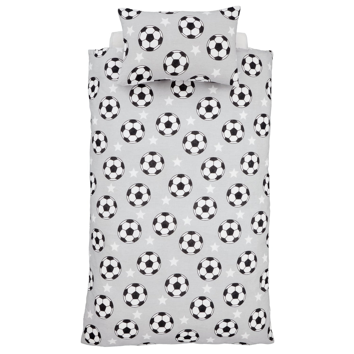 Catherine Lansfield Brushed Football Stars Duvet Cover Set - Brushed Football Stars Duvet Set